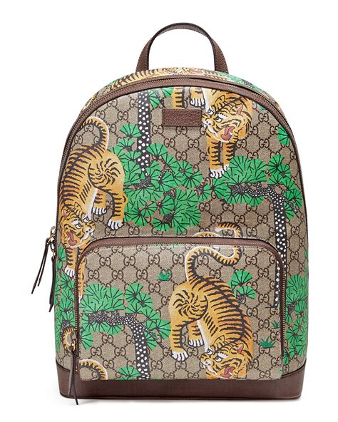 gucci supreme tiger backpack|gucci supreme small backpack.